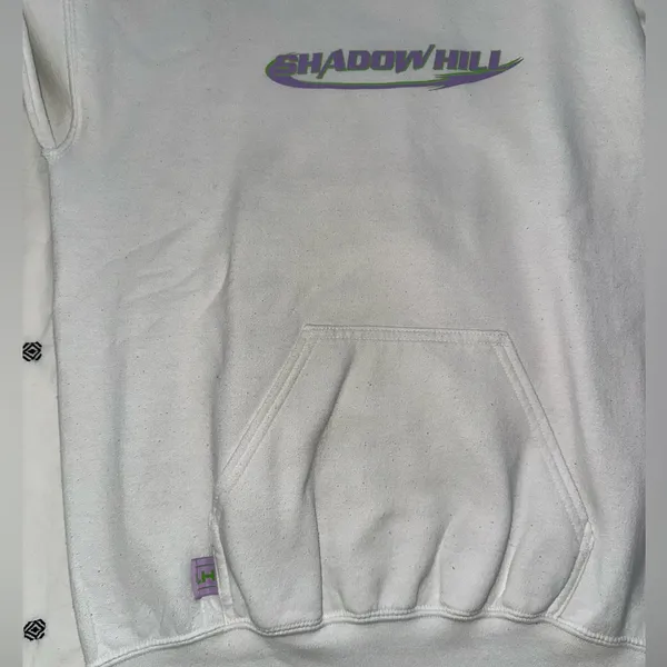Shadow Hill White Hoodie - Image 4