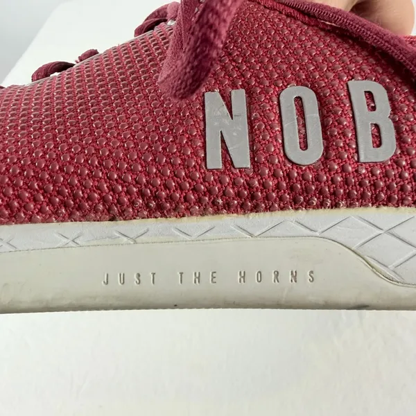 NOBULL Sky Trainer‎ CrossFit Sneaker Athletic Shoes in Maroon Size 6.5W or 5M - Image 6
