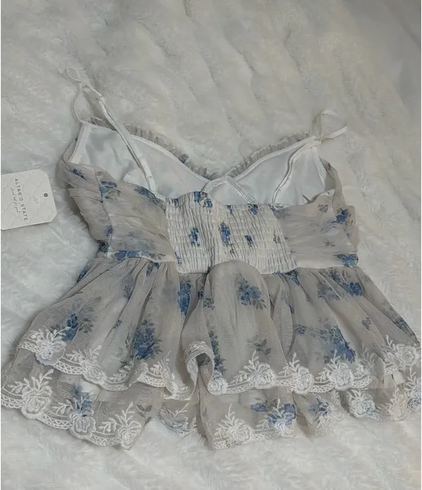 Altar'd State Babydoll Top Floral - Image 3