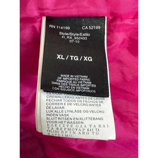 Roxy 5K Silver Snowboard/Ski Jacket Black With Multicolor‎ Pinstripe Size XL - Image 4