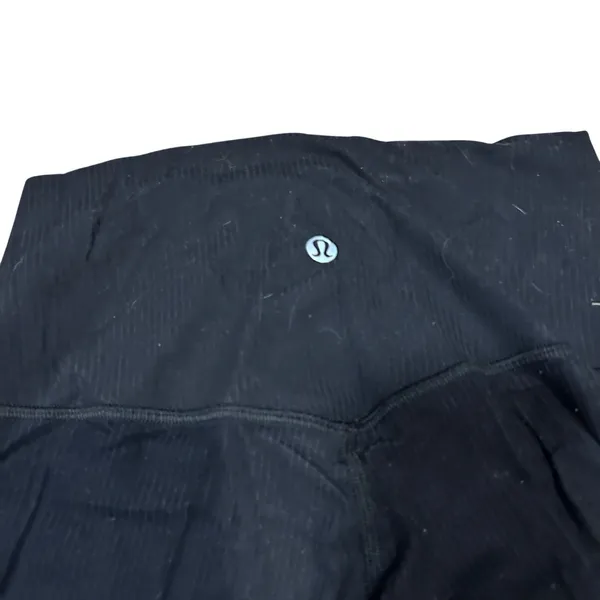 Lululemon Black Ribbed Leggings Size 4 Archival Y2K Revival Minimalist - Image 4