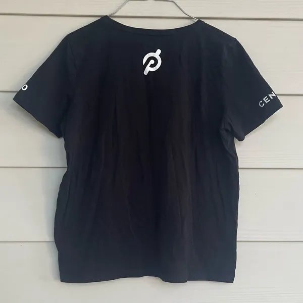 ‎Peloton Black Logo Century Shirt Womens Size Medium - Image 8