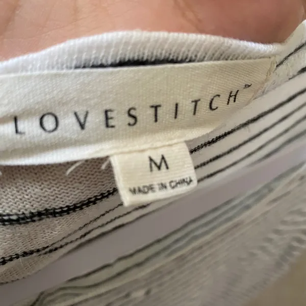 VICI Lovestitch super distressed‎ striped long sleeve - Image 4