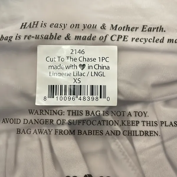 NWT‎ We are HAH x Cut To the Chase One Piece Swimsuit Bodysuit Size XS $148 - Image 6