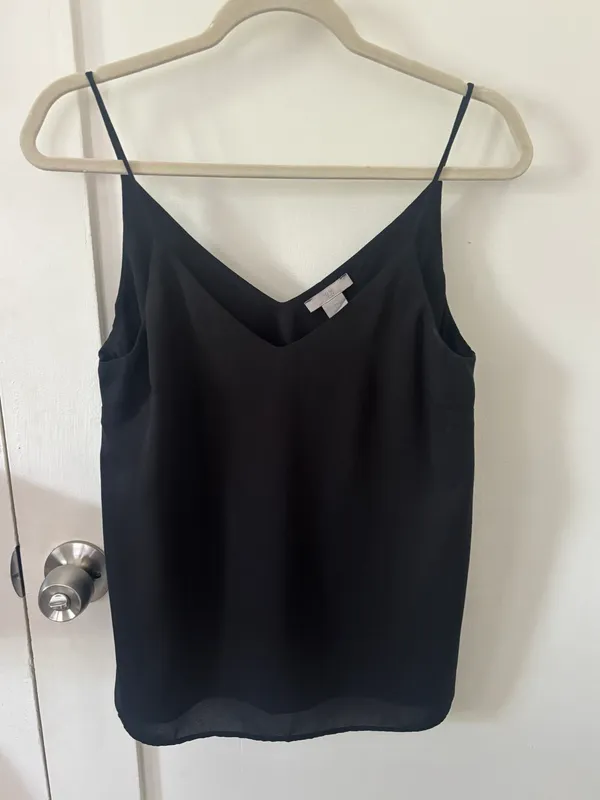Black Spaghetti Strap Blouse  - Image 4