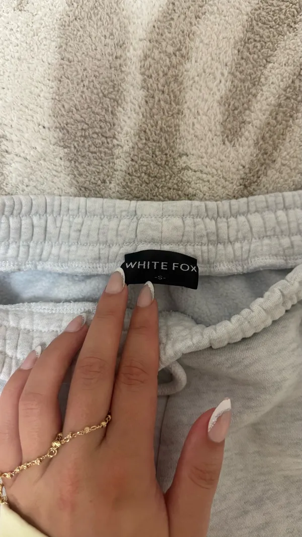 Grey White Fox Boutique Shorts - Image 3
