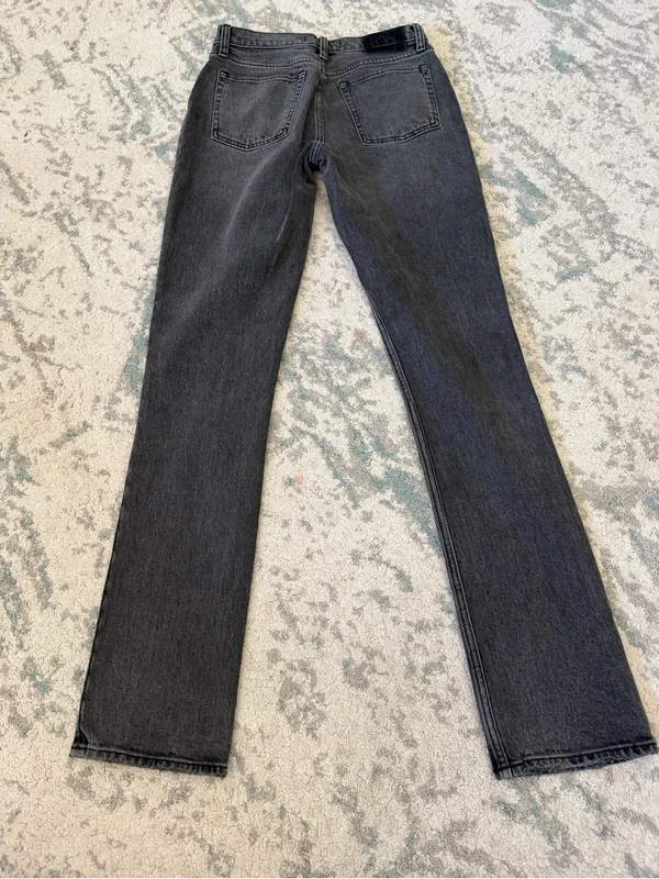 Abercrombie 90’s Skinny High Rise Jeans 27L Washed Black NWT - Image 3