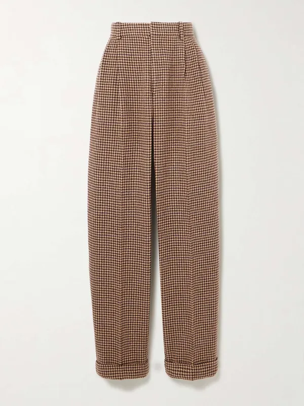 Polo Ralph Lauren Houndstooth Purple Label Trousers - Image 6