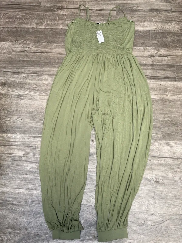 NWT Fashion to Figure Olive Cutout Harem Jumpsuit Plus Size 1 14/16 - Image 4