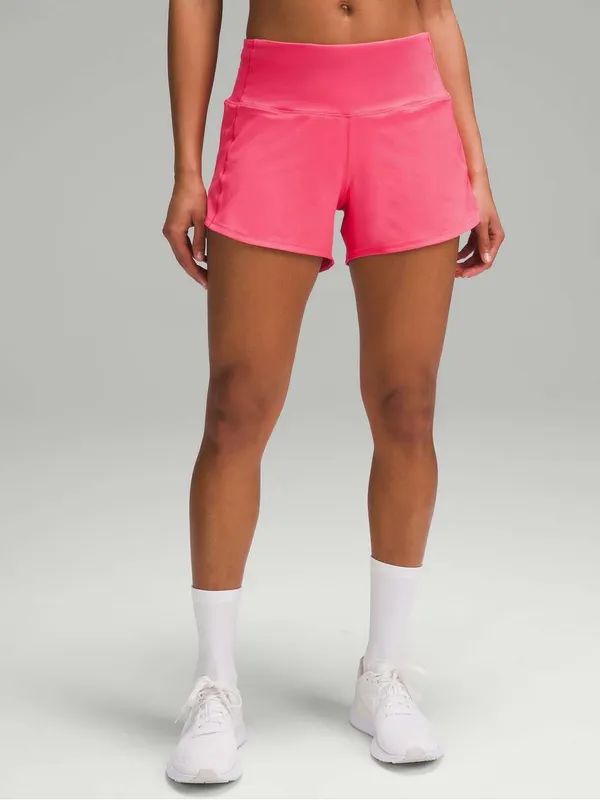 Lululemon Speed Up High-Rise Lined Short 4" Glaze Pink Size 2 - Image 3