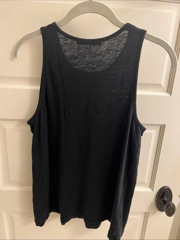 Alexander Wang linen tank top Black Size XS - Image 3