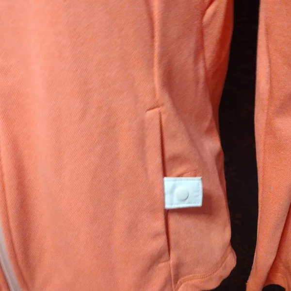Helly Hansen Bright Bloom Coral and White Zip-Up Vali Jacket - Image 2