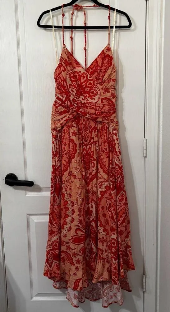 FARM Rio Jaipur Crossover Linen Blend maxi sun dress size xs - Image 5