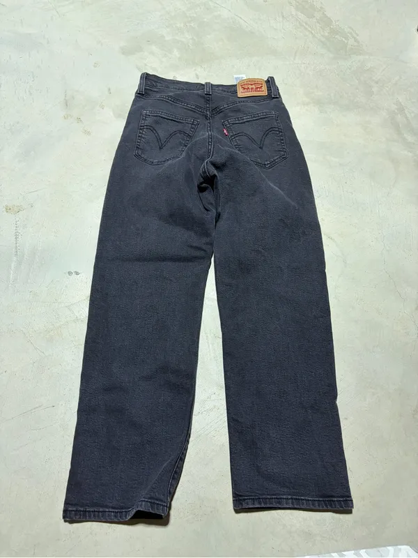 Levi’s ribcage straight ankle Black Relaxed Straight Jeans 26 x 27 - Image 9