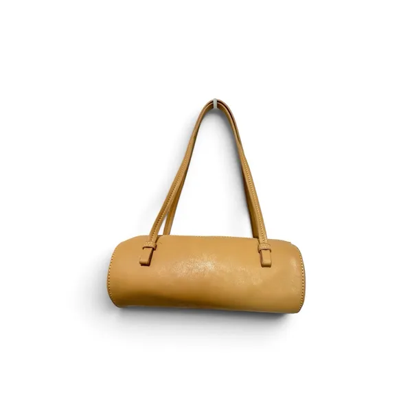 by Anthropologie Tan cylindrical/barrel design Handbag Tan / Warm Camel - Image 8