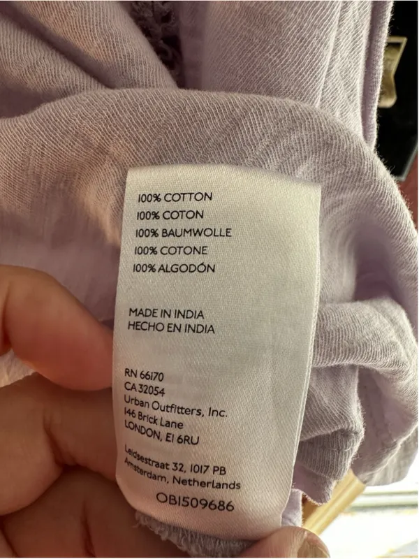 Anthropologie Pilcro Lavender Sustainable Ruffle Sleeved Tee Top Cotton Boho - Image 8