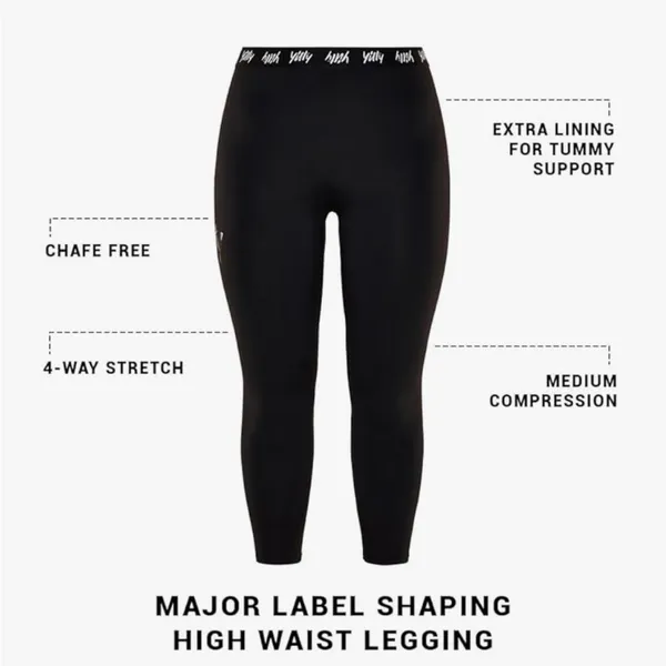 YITTY Major Label‎ Shaping High Waist Logo Legging 7/8 - Image 2
