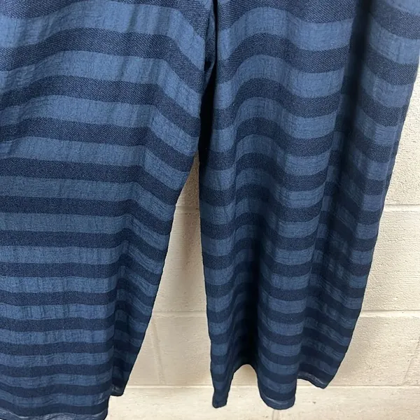 Tularosa Revolve women’s Florence navy striped ruffle cropped jumpsuit size S - Image 6