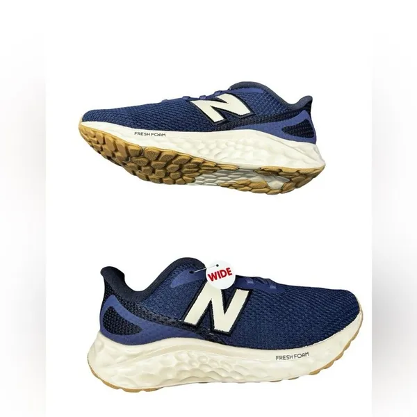 New Balance Fresh Foam Arishi v4 Women's 5.5 Wide Blue Beige WARISRD4 BNIB - Image 10