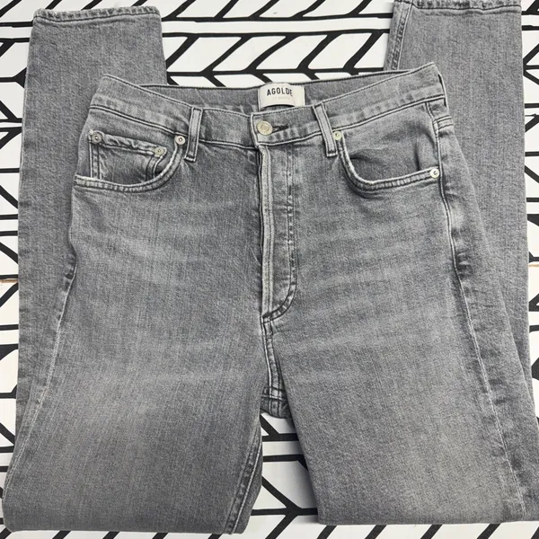 AGOLDE Nico High Rise Slim Straight Denim size 26 - Image 3