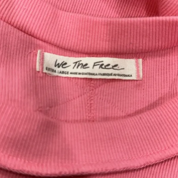 We the free pink ribbed tank top size extra large - Image 4