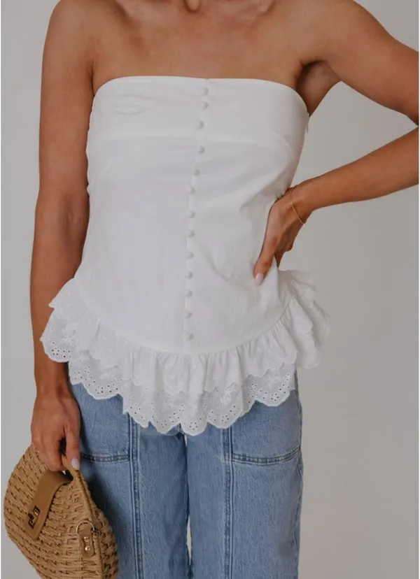 These Three Boutique Strapless Top - Image 2