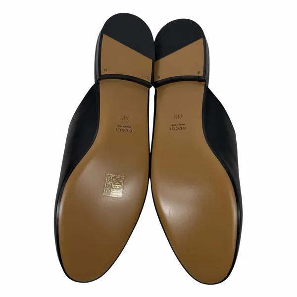 Gucci Princetown Horsebit Slipper Mules Black Leather Size 41.5 - Image 9
