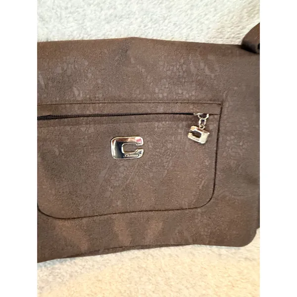 Chenson Brown Paisley Jacquard Shoulder Bag Women Medium Messenger Flap Purse - Image 5