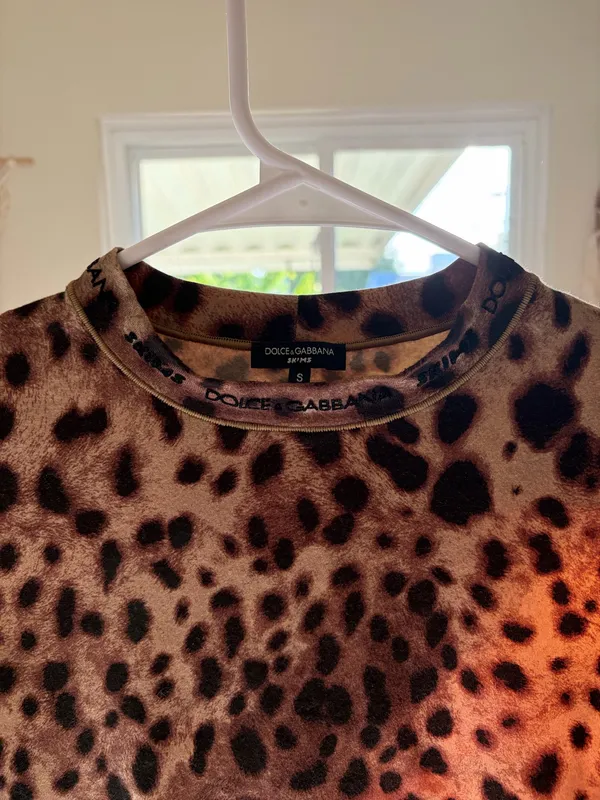 SKIMS Dolce & Gabbana Black Cotton Long Sleeve - Image 3