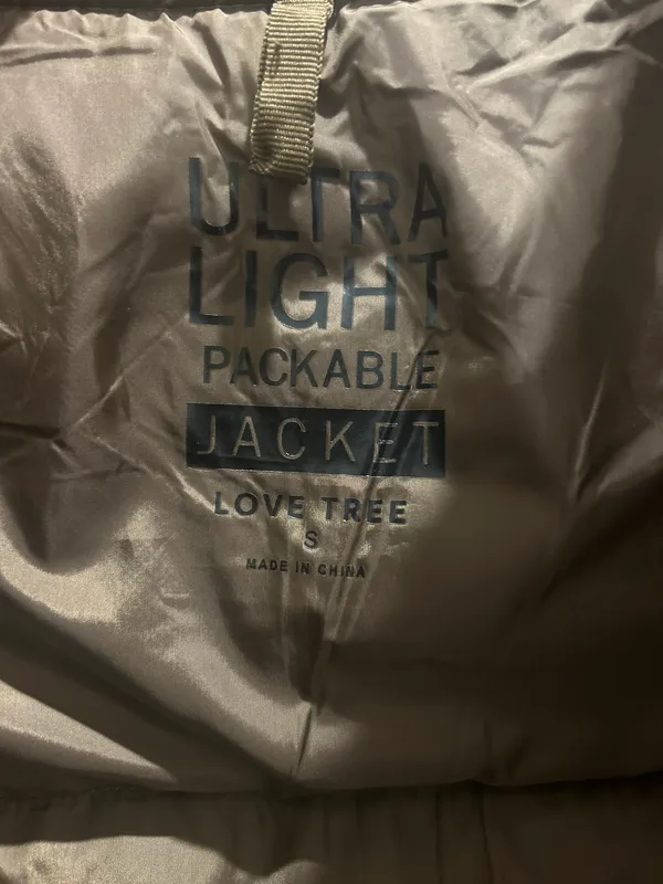 BROWN ULTRA LIGHT PACKABLE JACKET - Image 5