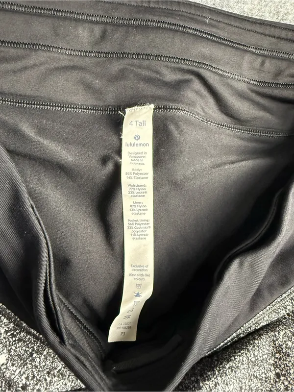 Lululemon 4 tall Circuit Breaker Skirt II Luminesce Splatter White Black Print - Image 6
