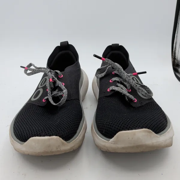 OOFOS OOmy Stride Low Shoe Black White Recovery Sneaker Womens 7.5‎ EU 38.5 - Image 3