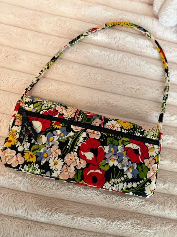 Vera Bradley Knot‎ Just a Clutch Poppy Fields Bag - Image 4
