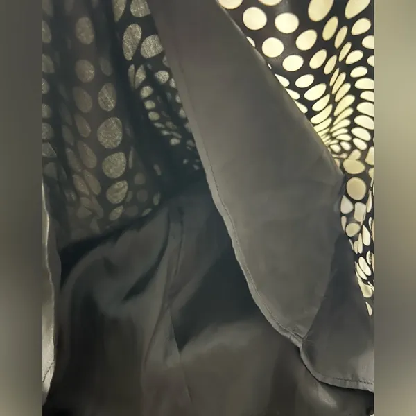 Eliza J Polka Dot Halter Dress - Size 6 NWT - Retro Fit & Flare Black White - Image 12