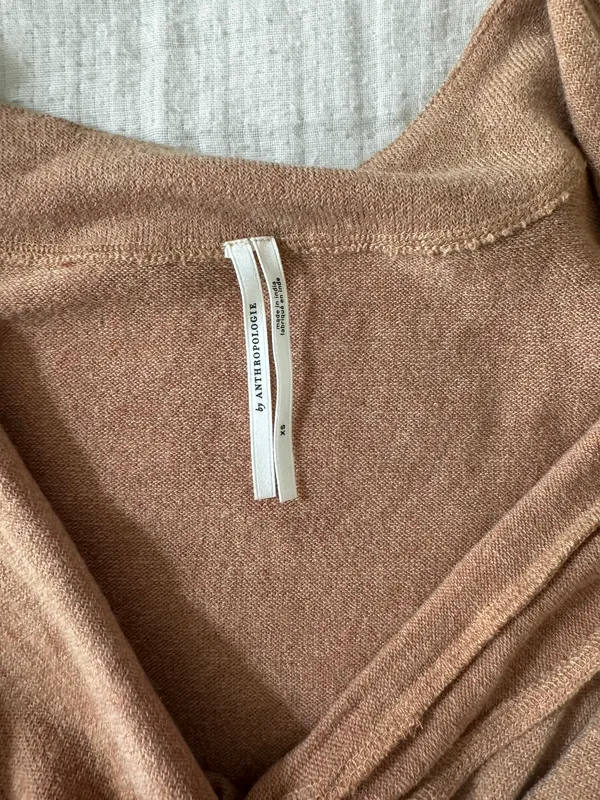 Anthropologie Brown Cropped Longsleeve - Image 6