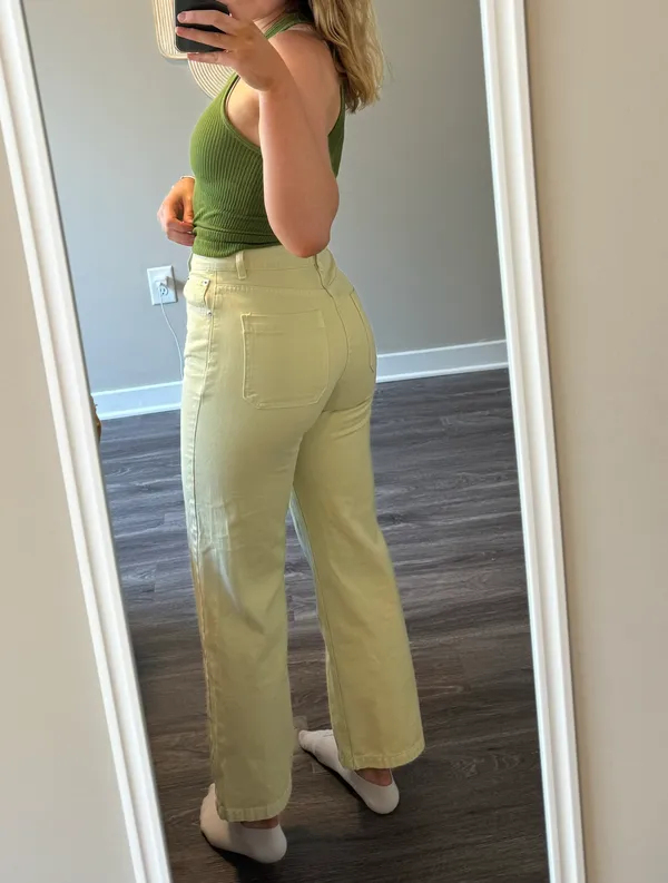 Glassons light green jeans - Image 5