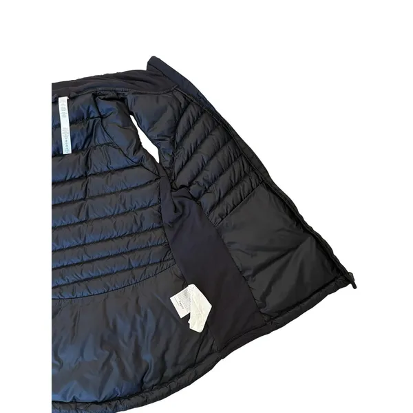 Lululemon Down For A Run Vest II Black Full Zip DOWN Puffer Lightweight Womens 8 - Image 6