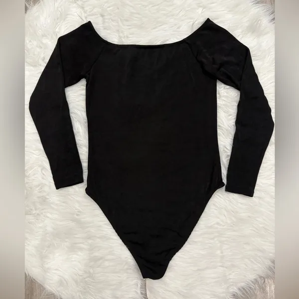 Zara Elegant Black Bodysuit Size S - Image 2