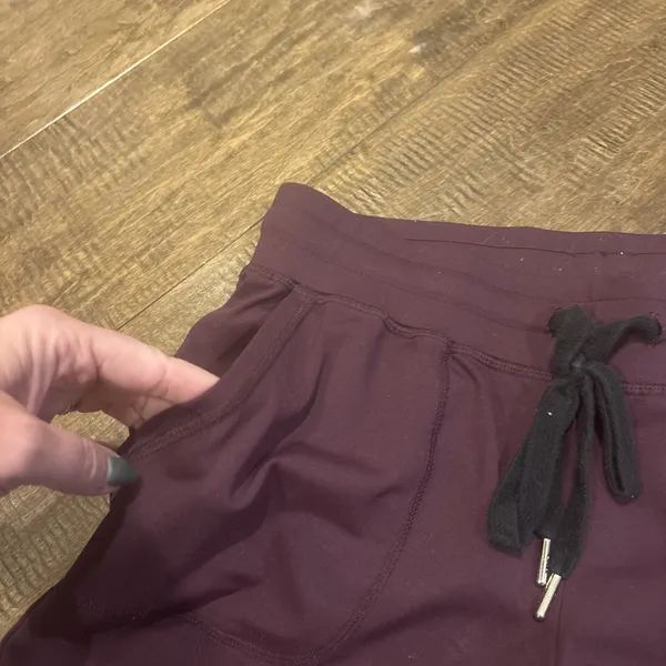 Zyia Active‎ Unwind Joggers Womens Small Plum Ankle Gym Lounge Stretch EUC - Image 4