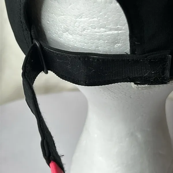 Adidas Adizero Womens Black Pink Strapback Hat Cap Running Tennis Wicking OZ. - Image 5