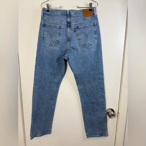 Levi’s big E reproduction button fly 501 straight blue jeans 30 - Image 7