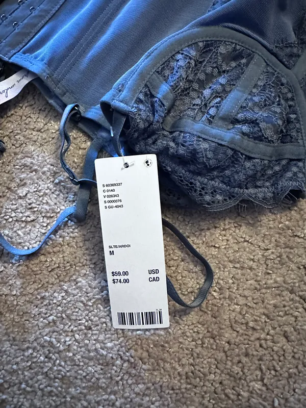 Urban Outfitters Blue Corset - Image 4