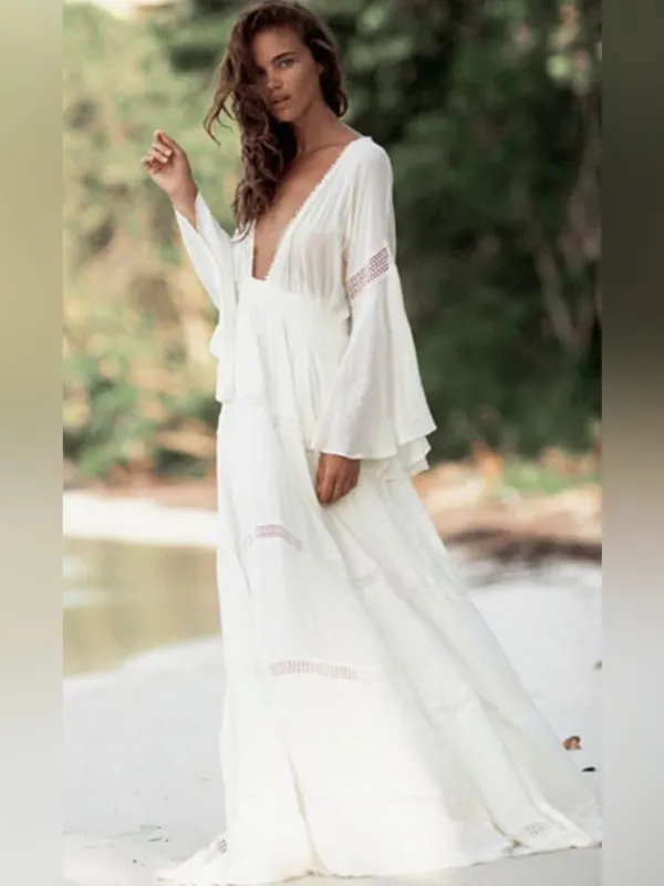NEW The Jetset Diaries hammock maxi dress in Ivory Medium - Image 4