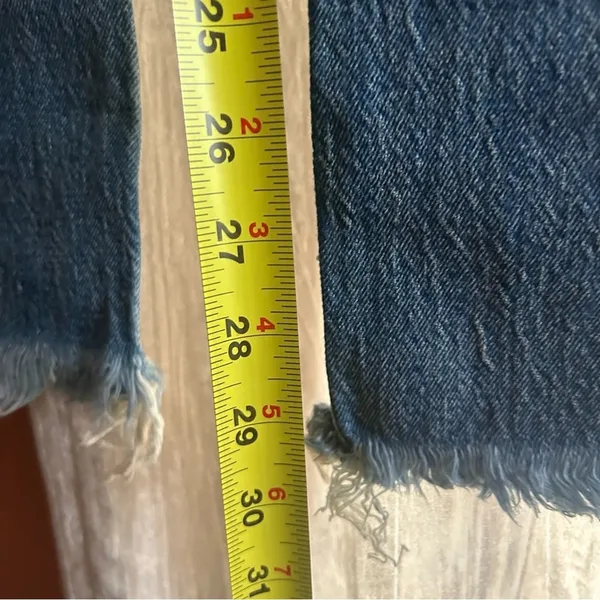 Madewell Tall Perfect Vintage Jean Ainsworth‎ Wash Raw Hem Denim NWT Size 24T - Image 9