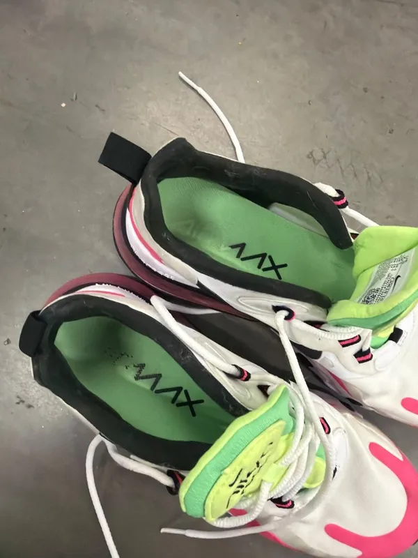 Nike Air Max 270 React Hyper Pink Womens Size 7.5 - Image 12