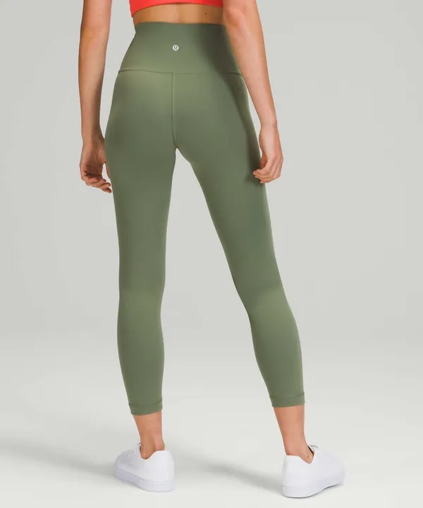 Lululemon Wunder Train 25" Green Twill - Image 2