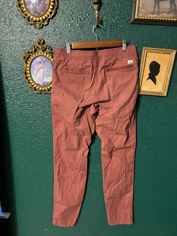 Vuori Pink Ripstop Pants Size Small - Image 2