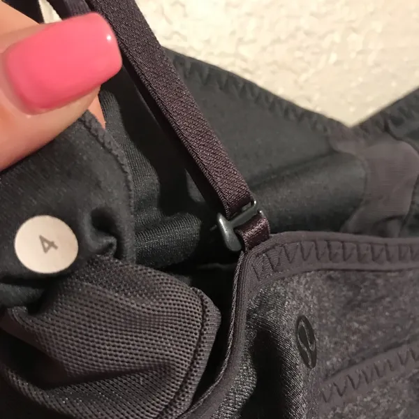 LULULEMON 4 dark grey tank top - Image 4