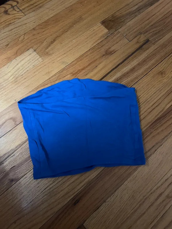 Garage Coral Blue Tube Top - Image 3