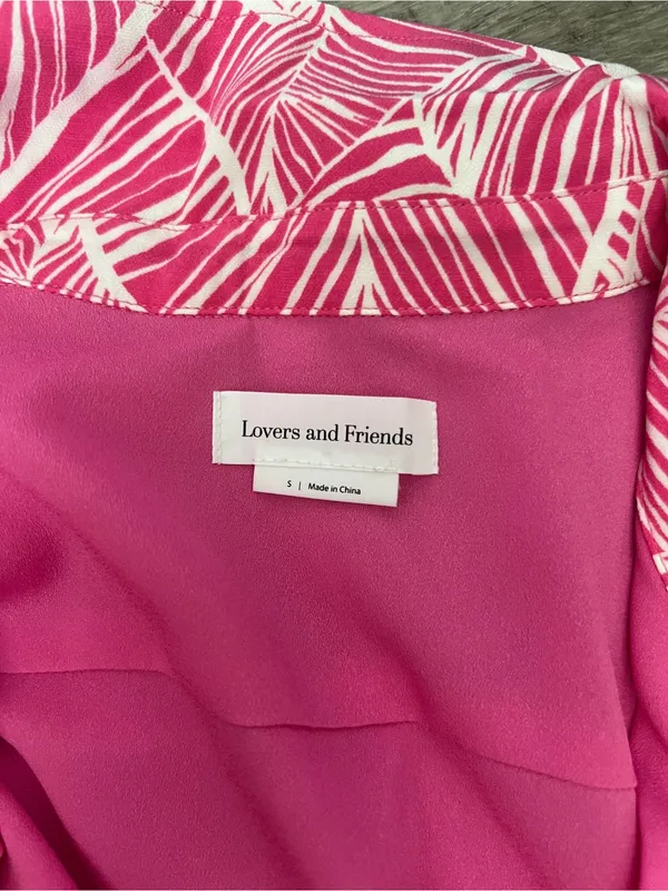 Lovers and Friends Makena Mini Dress Fuchsia Leaf Size S - Image 12